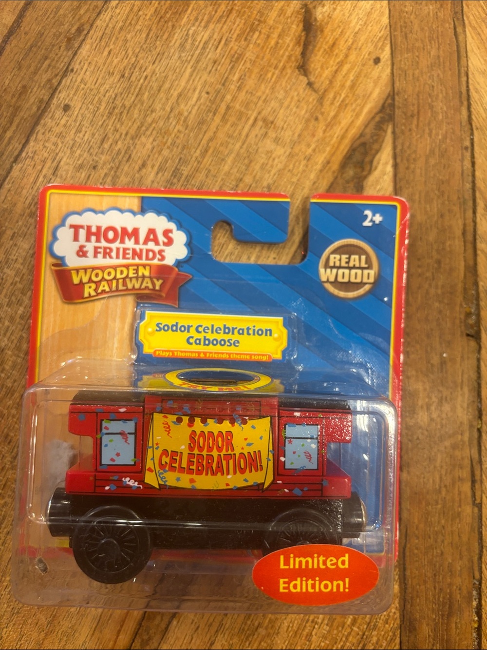 New Thomas & Friends Sodor Celebration Caboose Limited Edition Real Wood 2010